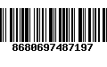 Código de Barras 8680697487197