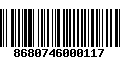 Código de Barras 8680746000117