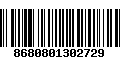 Código de Barras 8680801302729