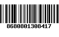 Código de Barras 8680801308417