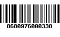 Código de Barras 8680976000338