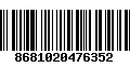 Código de Barras 8681020476352