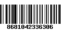 Código de Barras 8681042336306