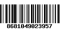 Código de Barras 8681049023957