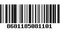 Código de Barras 8681185081101