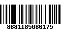 Código de Barras 8681185086175