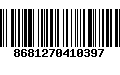 Código de Barras 8681270410397