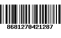 Código de Barras 8681270421287