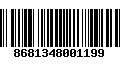 Código de Barras 8681348001199