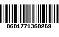 Código de Barras 8681771360269