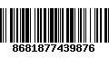 Código de Barras 8681877439876