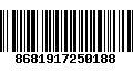 Código de Barras 8681917250188