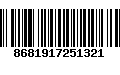 Código de Barras 8681917251321