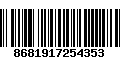 Código de Barras 8681917254353