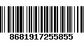 Código de Barras 8681917255855