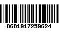 Código de Barras 8681917259624