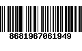 Código de Barras 8681967061949