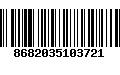 Código de Barras 8682035103721