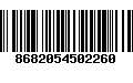 Código de Barras 8682054502260