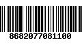 Código de Barras 8682077081100