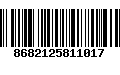 Código de Barras 8682125811017