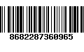 Código de Barras 8682287360965