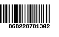 Código de Barras 868228781302