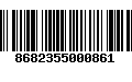 Código de Barras 8682355000861