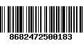 Código de Barras 8682472500183