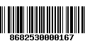 Código de Barras 8682530000167