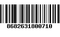 Código de Barras 8682631800710