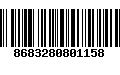 Código de Barras 8683280801158