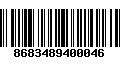 Código de Barras 8683489400046