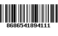 Código de Barras 8686541894111