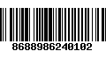 Código de Barras 8688986240102