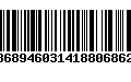 Código de Barras 868946031418806862