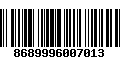 Código de Barras 8689996007013