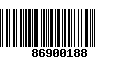 Código de Barras 86900188