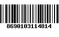 Código de Barras 8690103114814