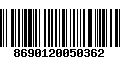 Código de Barras 8690120050362