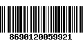 Código de Barras 8690120059921