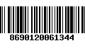 Código de Barras 8690120061344