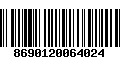 Código de Barras 8690120064024