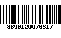 Código de Barras 8690120076317