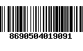 Código de Barras 8690504019091