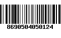 Código de Barras 8690504050124