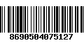 Código de Barras 8690504075127