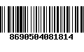 Código de Barras 8690504081814