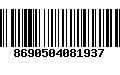 Código de Barras 8690504081937