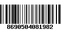 Código de Barras 8690504081982